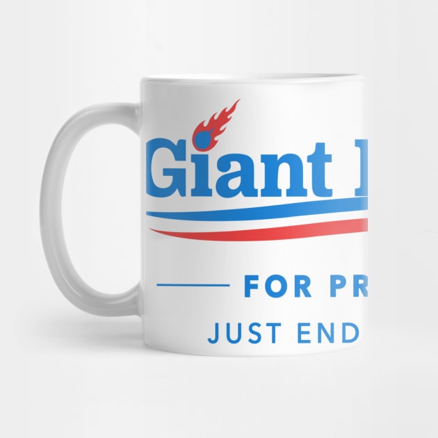 Giant Meteor For President T-Shirt by dumbshirts